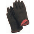 Men's Lined Brown Jersey Work Gloves